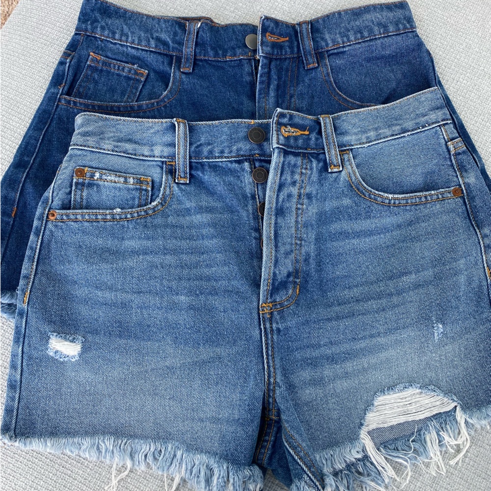 Two Pack Jean Shorts | Small